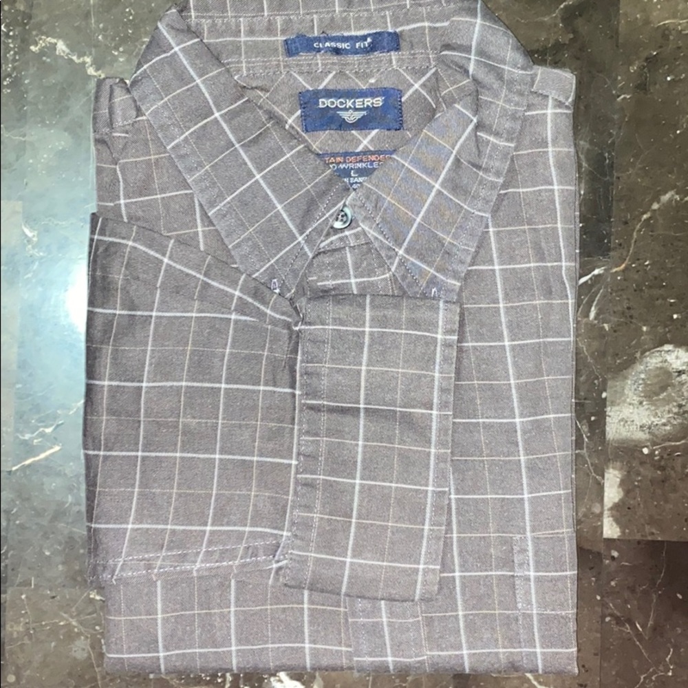 Men’s formal dress shirt.